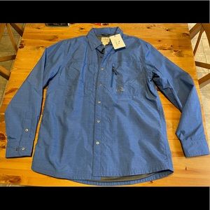 New Men’s LL Bean Mountainside Trail Snap Shirt